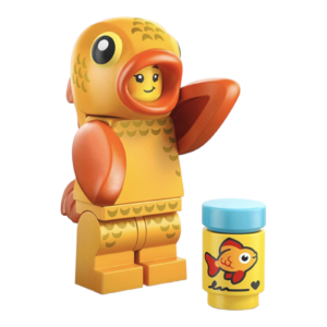 Minifiguren Tiere Serie 28 Mädchen im Goldfischkostüm Figur 3 (71051)