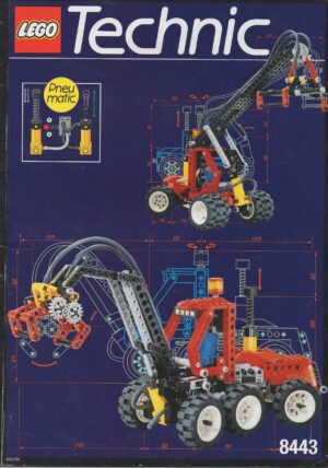 8443: LEGO® Technic Bauanleitung Pneumatic Log Loader