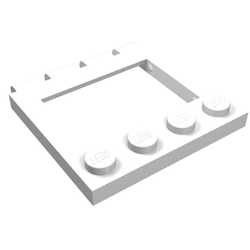 Classic Scharnierplatte 4x4 mit Dachfenster