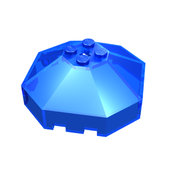 Classic Windschutzscheibe 6x6 Octagonal mit Kreuzloch